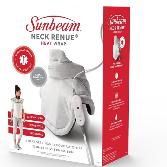 Sunbeam Contoured Heating Pad for Neck & Shoulder Pain Relief - Picture 7 of 8